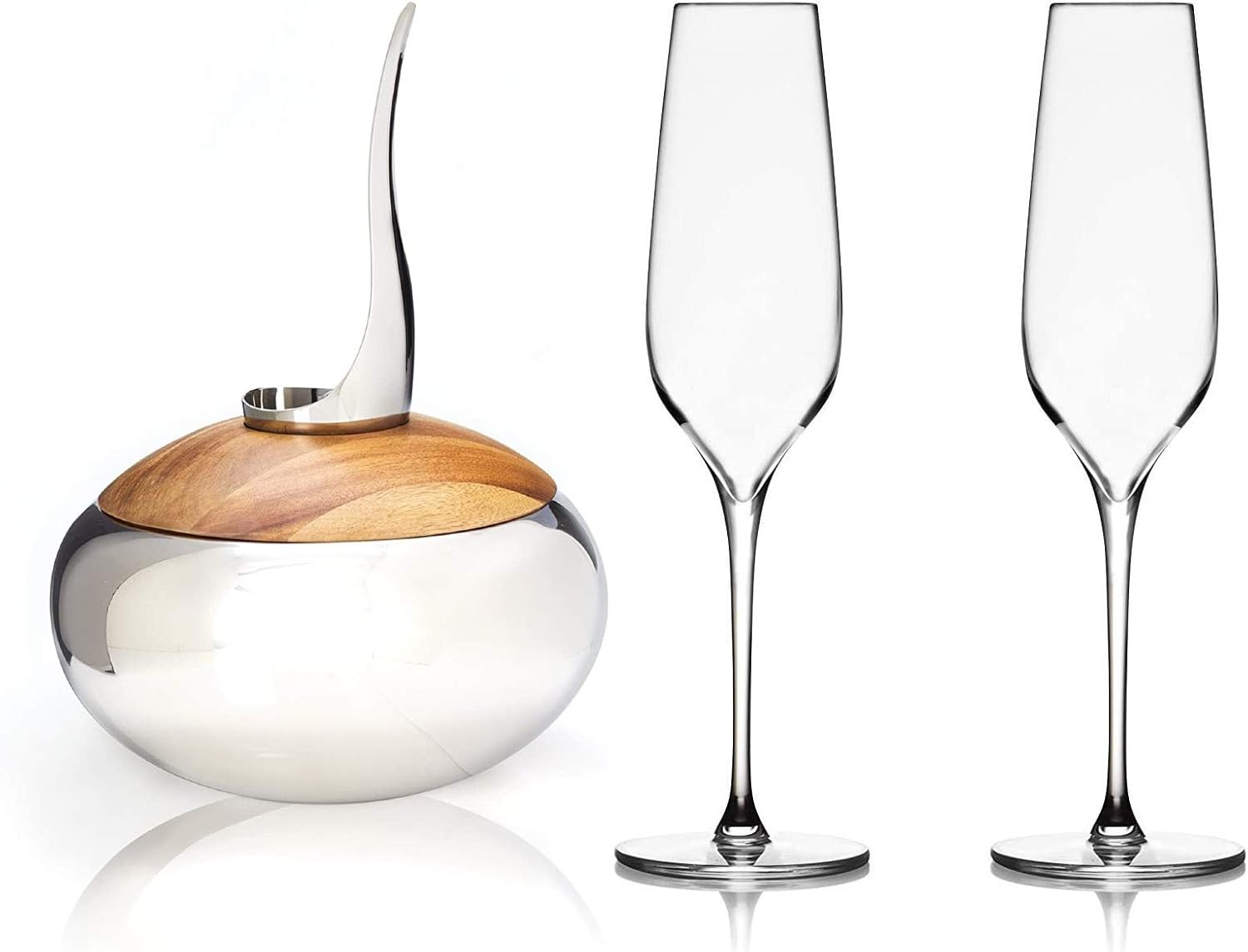 nambe scoop ice bucket