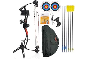 ANNASTAR Linkboy Kids Compound Bow Set 10-20 lbs Tension is Suitable for Ages 5-15