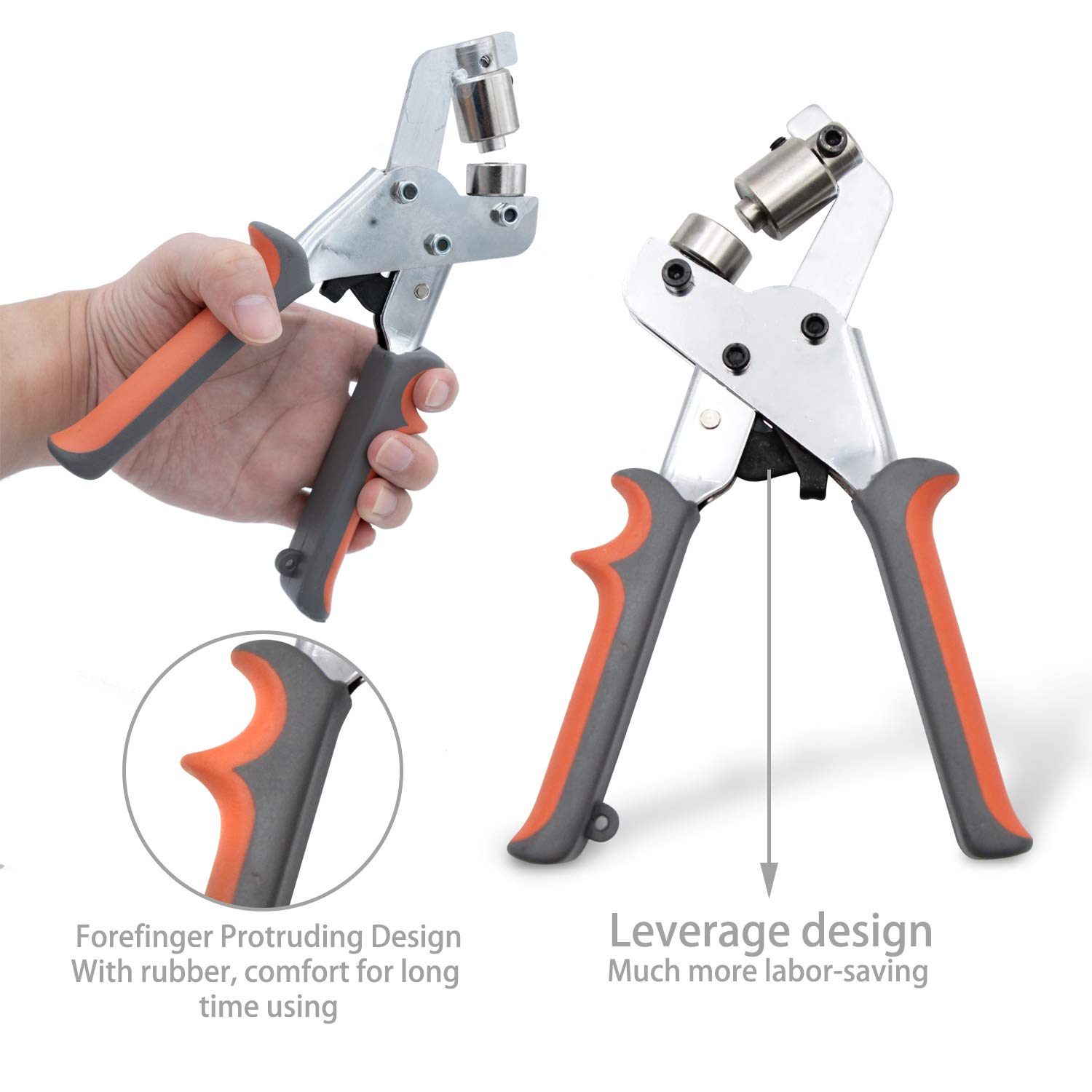 Magnetic Handheld Grommets 3/8 Inch (10mm) Punching Machine| Plier for Eyelet Setting: Industrial & Scientific