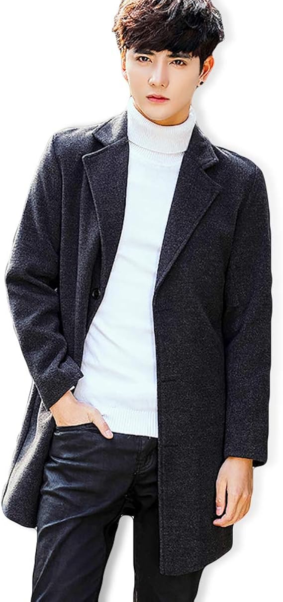 Amazon Veroman メンズ メルトンコート チェスター コート ロング ジャケット Xxl ブラック コート ジャケット 通販