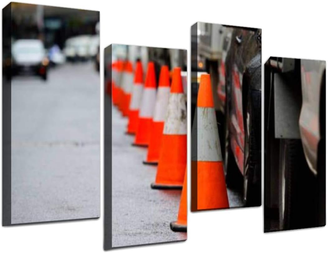 Amazon.com: 4 Panel roadwork Cones Road Construction Stock Pictures