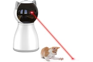 YVE LIFE Cat Toys Laser for Indoor Cats,The 4th Generation Real Random Trajectory Motion Activated Rechargeable Automatic Cat Laser Toy,Interactive Cat Toys for Bored Indoor Cats/Kittens