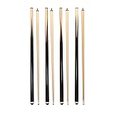 Pool Sticks 2-Piece 58 Inch Wooden Billiard Cue