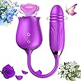 2025 New Roses Shape Sucker for Women Toy Quiet 10 Speed Adult Toys Waterproof Automatic Electric Adult Tools Machine Pleasure Remote Control virabtor12-/03-+155, Purple