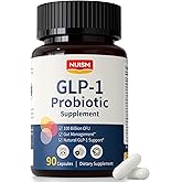 NUISM GLP-1 Supplement with GLP Activate Probiotic, Boost GLP1, Akkermansia for Gut Health, Metabolic Support, 100B CFU, 90 Capsules, 45-Day Supply