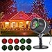 ANTSIR Christmas Decoration Red & Green Star Show Dynamic Lighting Projector Light,Waterproof Star Projector Show for Home,Garden,Party and Landscape