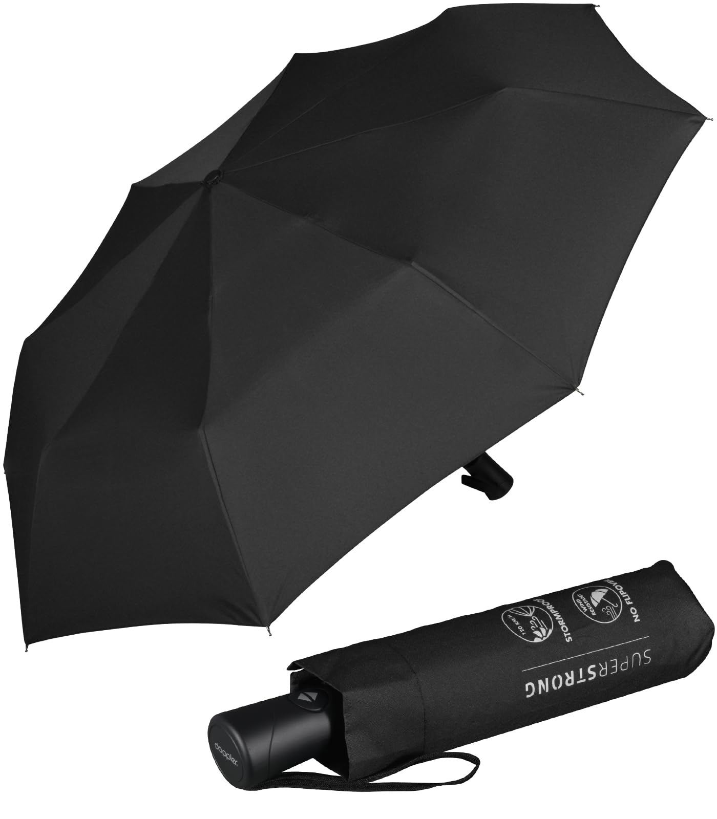 Doppler, Fiber Magic Superstrong uni black, Unisex, Adult, One size