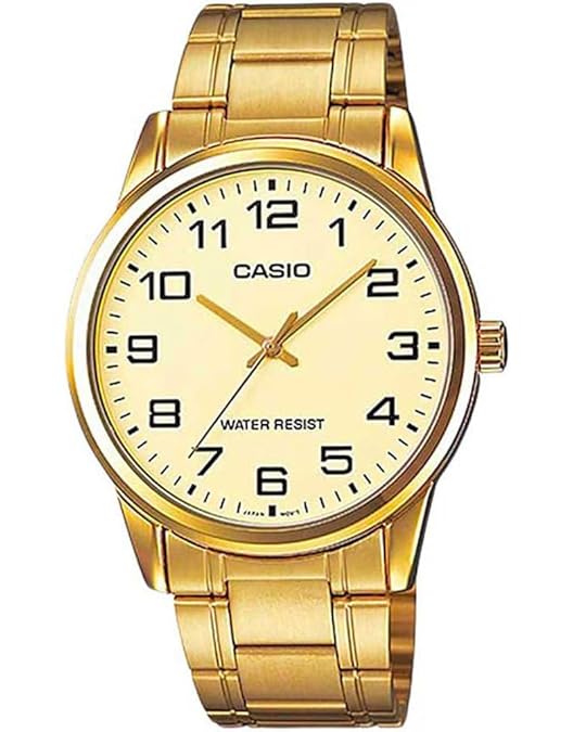 Amazon.com: Casio Watch, Gold/White, Dress : Clothing, Shoes & Jewelry