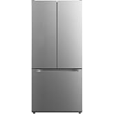Element 18.4 cu. ft. French Door Refrigerator, Frost-Free, Tempered Glass Shelves, Ice Maker Ready, LED Interior Lighting, Stainless