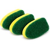 LIBMAN Dish Wand Refills - 3 Pk Dish Wand Sponge Refills - Durable - Non Scratch - Dishmatic Compatible, Fits Dishmatic Dishwands