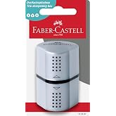 Faber-Castell Grip Trio Pencil Sharpener: Silver