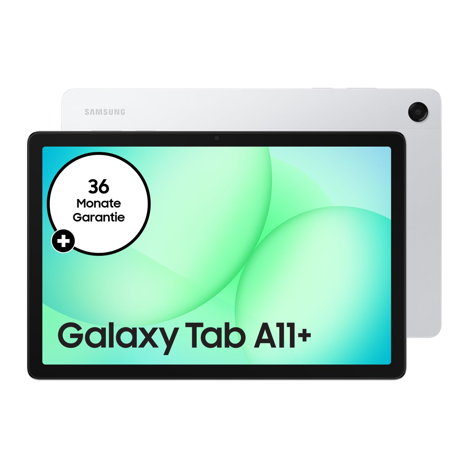Samsung Galaxy Tab A11+, AI Tablet, 11 Zoll Display, 90 Hz Bildwiederholrate, 256 GB Speicher, 8 GB RAM, Android, Dolby Atmos Quad-Lautsprecher, Silver, 3 Jahre Herstellergarantie