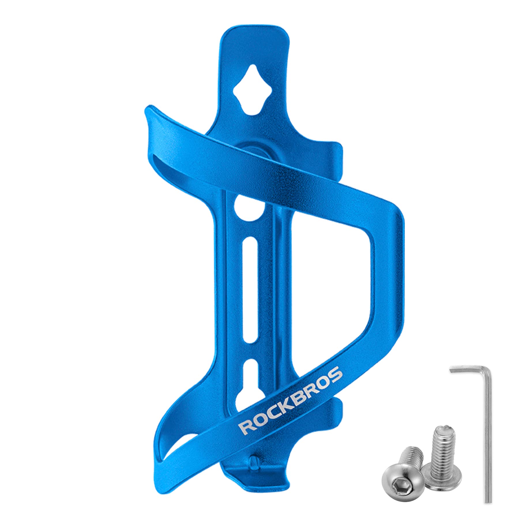 Photo 1 of ROCKBROS Bike Water Bottle Holder Alloy Aluminum Bicycle Water Bottle Cage Brackets Bike Cup Holder for Road Mountain Bikes Red