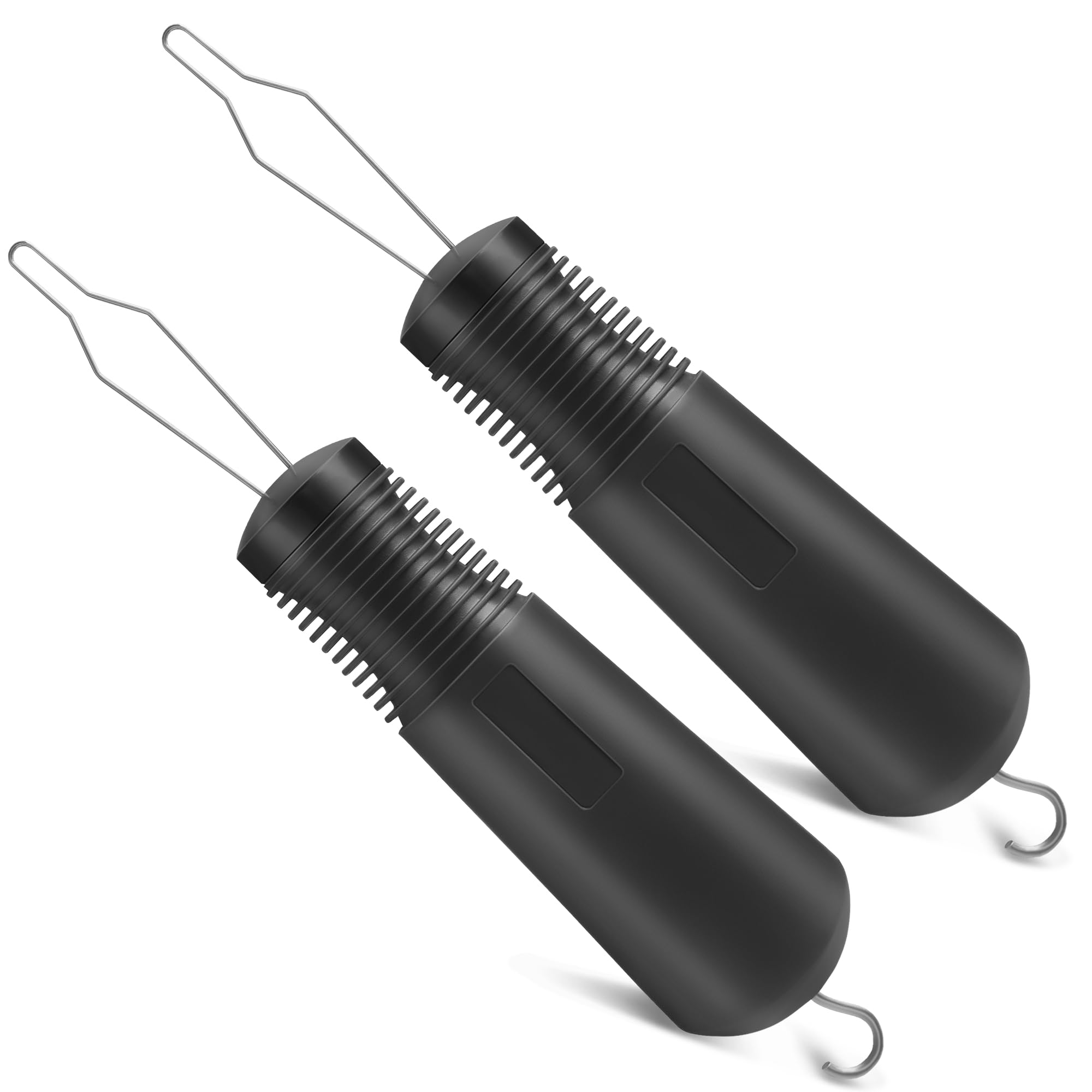 Milifox Button Hook Helper,Button and Zipper Aid for Seniors,Arthritis,Limited Hand Mobility,2 Pieces