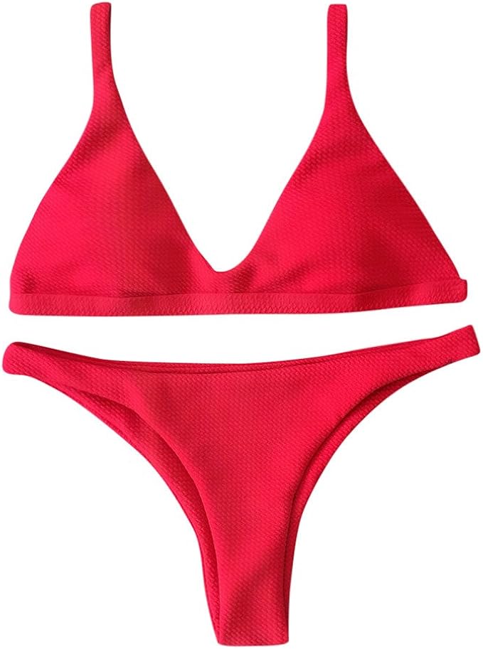 Amazon 水着 レディース 競泳用水着 Yindaity ビキニ水着 レディース 無地 スポーツ ビキニ 2点 セット ビキニセット 女性用水着 三角ビキニ セクシー おしゃれ スイムウェア 水泳服 女性 練習用 ビキニ セパレーツ 通販