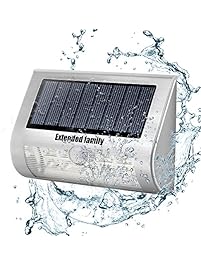 EXTENDED FAMILY Solar Lights 9 LED Wireless Waterproof Motion Sensor, Outdoor Light for Patio, Deck, Yard, Garden with Motion Activated Auto On/Off