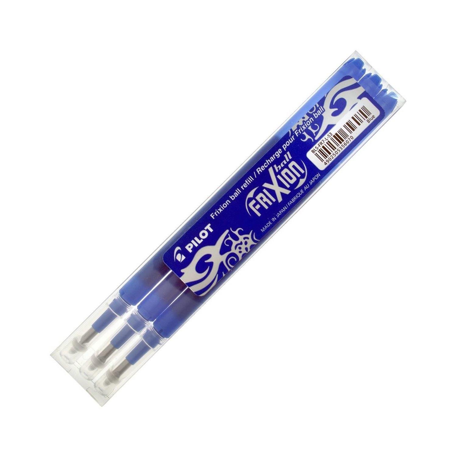 Pilot Pen Refills for Ball/Clicker - Blue, Pack of 3 Refills