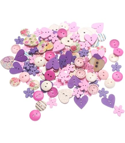 Lot De 40 Boutons Décoratifs Tournesol Colorés AHANDMAKER - Pour Cuir, Accessoires Et Vêtements
