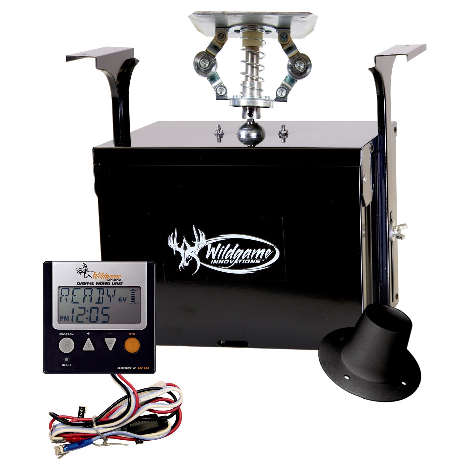 Photo 1 of *FOR PARTS ONLY* Wildgame Innovations Evolution Feeder 12V Digital Power Control Unit for Deer Hunting | Varmint-Proof Programmable Feeder Kit with 6 Available Feed Times & 30ft Feed Range