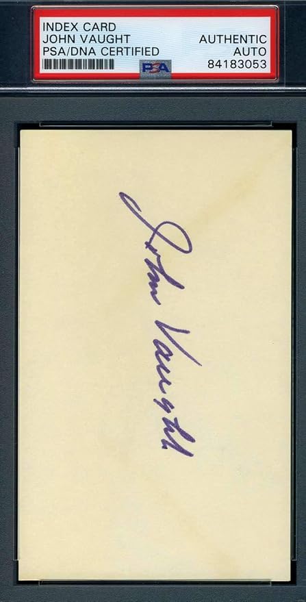 john vaught ole miss psa dna coa