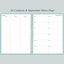 Daily Planner Undated - 8.5" x 11" To Do List