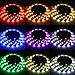 abtong Led Strip Lights Battery Powered RGB Led Strip Rope Lights Waterproof Led Lights with Remote Control Flexible Led Strip Lighting 2M 6.56ft