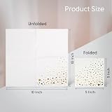 The Essential Concierge Cocktail Napkins 100 Pack 5x5 3-Ply Silver Gold view 5