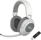 Corsair HS55 Wireless Gaming Headset 2.4GHz Bluetooth Dolby 7.1 White