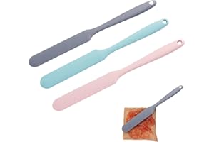 Silicone Spatula,Sourdough Starter Scraper,Colorful Baking Cooking Tool Set,Heat Resistant Cake Cream Butter Spatulas,Kitchen