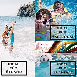 Schnorchelmasken FROG | Kurze Schwimmflossen für Kinder, perfekt geeignet fürs Schwimmtraining und erste Erfahrungen im Wasser!
GEMÜTLICH | Die Fußtaschen bestehen aus weichem TPR und verursachen keine Scheuerstellen oder Hautirritationen.
LEICHT | Geringes Gewicht bei kompakter Größe - ideal für Schwimmbad, Pool und Strand.