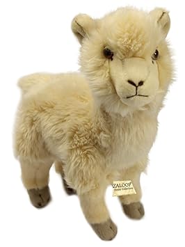 Alpaka Stehend Plüschtier Kuscheltier Stofftier Plüsch Lama 142 von Zaloop
