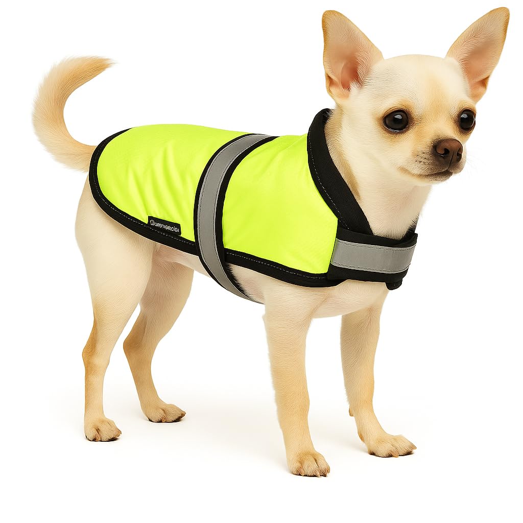 Flamingo WINTER COAT EISBÄR FLUO YELLOW 20CM