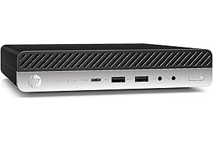 HP EliteDesk 800 G5 Mini Tiny Business PC, Intel Hexa-Core i5-9500T up to 3.70GHz, 16GB DDR4 RAM, 256GB NVMe SSD, WiFi 6, Blu