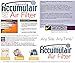 Accumulair Diamond 21x23x1 (Actual Size) MERV 13 Air Filter/Furnace Filters (2 Pack)