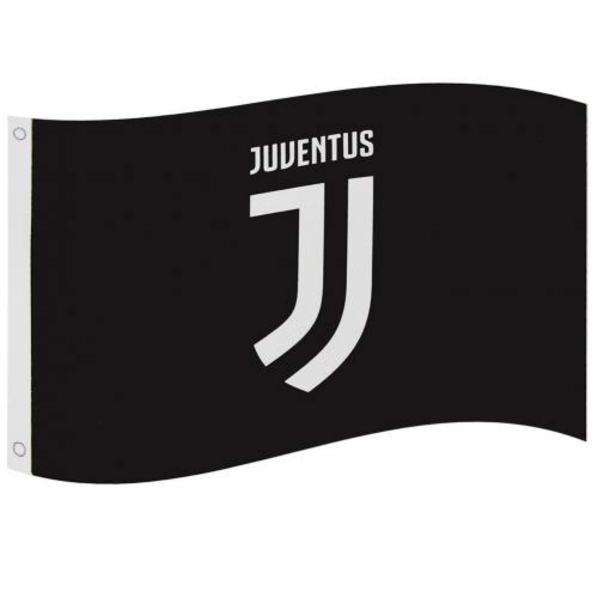 JUVENTUS F.C. Official Merchandise - Sports Events Flag - Black - 152 cm x 91 cm
