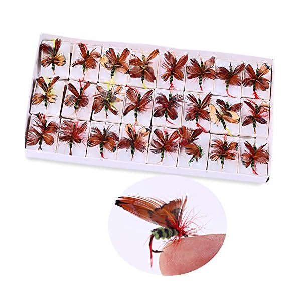 Sougayilang-Colorful-Assortment-Dry-Fly-Fishing-Flies