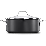 Calphalon Classic Hard-Anodized Nonstick Cookware, 5-Quart Dutch Oven with Lid