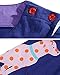 Fiream Girls Cotton Casual Longsleeve Stripe Applique Dresses(Blue,3T/3-4YRS)