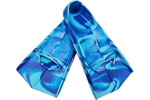 Fadgesy Swimming Training Fins,Comfortable Silicone Flippers for Swimming and Diving,Size Suitable Kids Girls Boys Adult