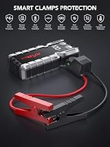 FLYLINKTECH 5000A Car Jump Starter Power Bank LED Light 18000mAh IP67 view 5