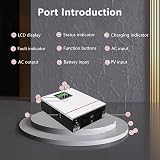 Y&H 1000W Pure Sine Wave Hybrid Solar Inverter 12V DC 40A MPPT Charger view 2