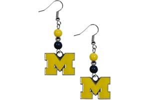 Siskiyou Sports NCAA Fan Bead Dangle Earrings