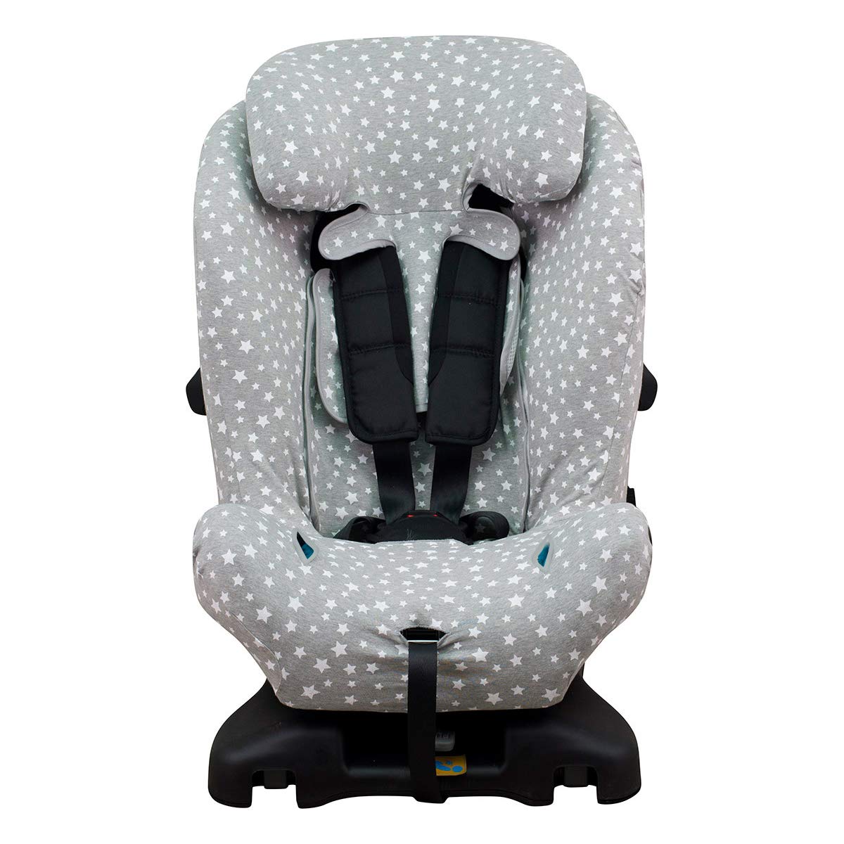 JANABEBE JYOKO Kids Cover Liner compatible with Axkid Minikid, Kidzone, Duofix and Rekid (White Star)