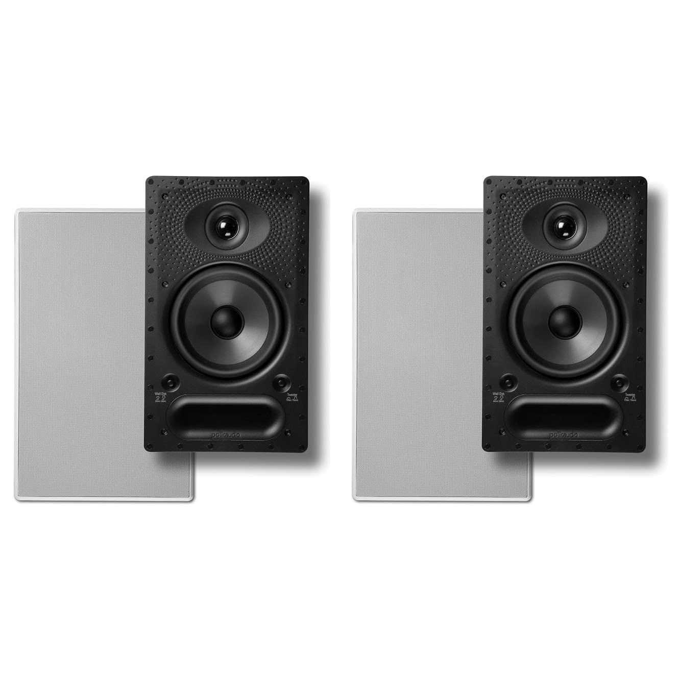 Polk Audio 65-RT Vanishing in Wall Speakers Pair (White) in Oman