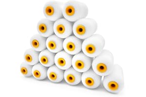 YLTOLOO 20 Pieces Paint Roller Cover, 2 inch Foam Roller Covers, High Density Foam Paint Rollers, Mini Paint Roller Kit for Painting Walls, Ceilings, Cabinets, Cupboards, Doors