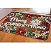 HUGS IDEA Merry Christmas Doormat Welcome Door Mat Rug Indoor/Outdoor Mats Decor Rug for Home/Office/Bedroom