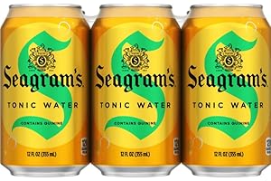 Your Online Store Inc Tonic Water, Contains Quinine, 12 oz. Cans, Pack of 6
