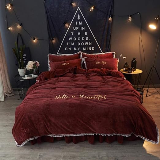 super soft teddy fleece duvet cover set