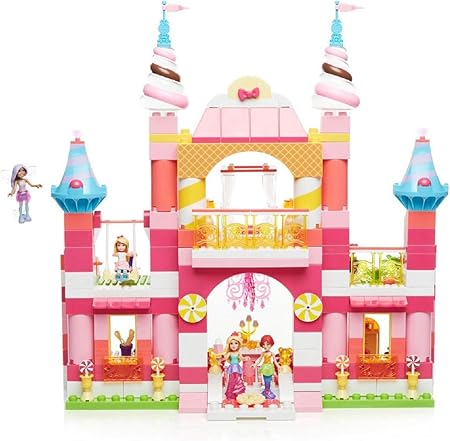 mega construx barbie dreamtopia candy castle set