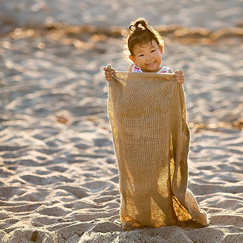 4 Pack | 6 Pack | 8 Pack | 12 Pack | Oversize Burlap Sack for Potato Sack Races | Extra Duty Thick Burlap Sacks for Racing | All Natural and Bio-Degradeable Potato Gunny Sacks Make a Great Sack Race